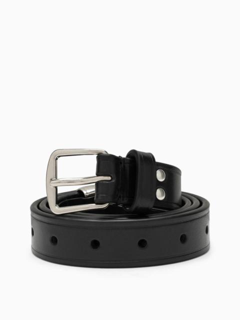 Ann Demeulemeester Adjustable black leather belt