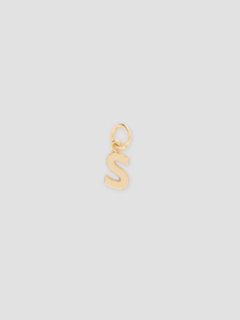 MSGM Brass letter S charm