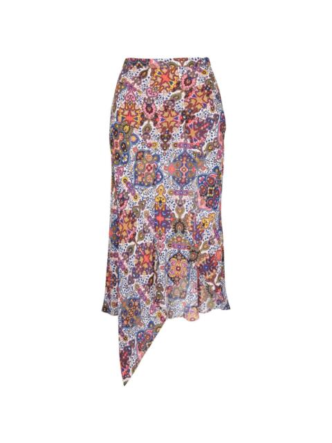 VERONICA BEARD asymmetric-design skirt