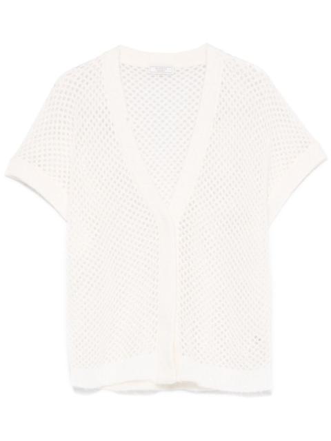 PESERICO open-knit shirt