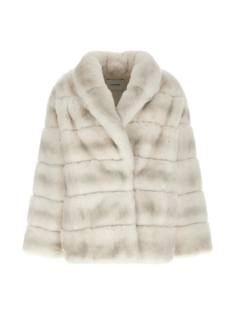 Yves Salomon Quilted Fur Coat