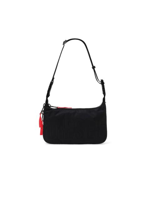 Diesel Zip-D Shoulder Bag in Black