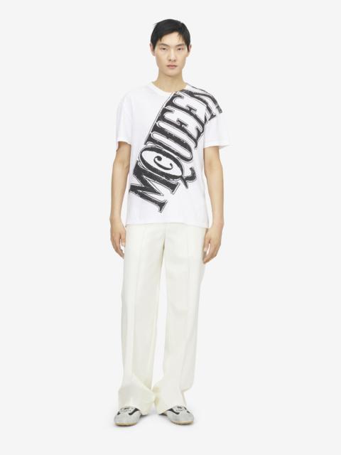 Alexander McQueen Sketch Logo Print T-shirt