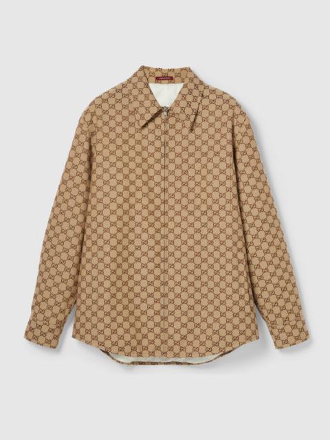 GUCCI GG canvas overshirt