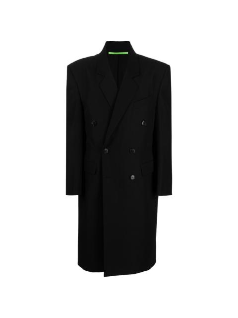 Sankuanz black wool coat