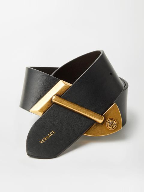 VERSACE Leather Belt 5 cm