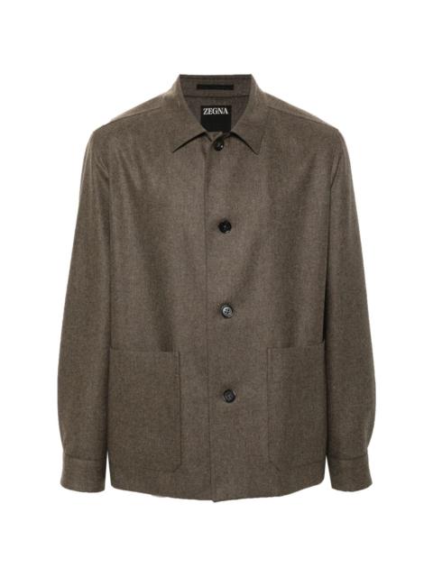 wool shirt jacket