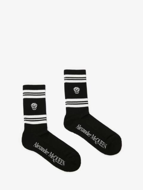 Alexander McQueen Skull Socks in Black