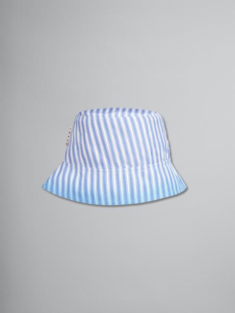 DIP-DYED POPLIN BUCKET HAT