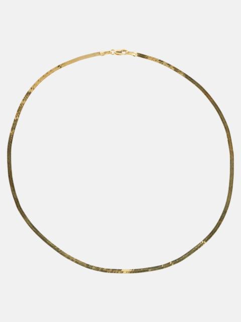 STONE AND STRAND Golden Glow 10kt gold chain necklace
