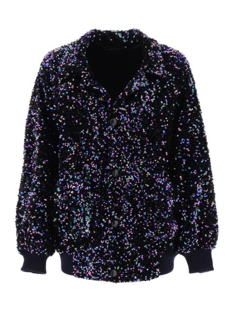 BLAZÉ MILANO AILEEN CHABO SEQUINED BOMBER JACKET