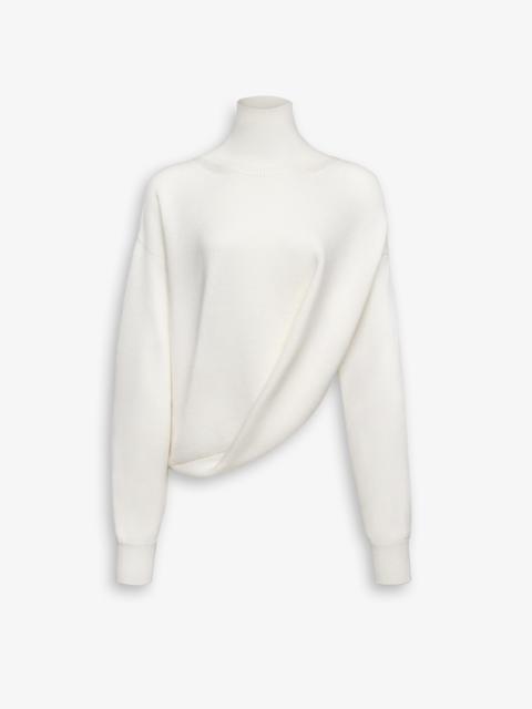 Alaïa ASYMMETRICAL KNIT JUMPER