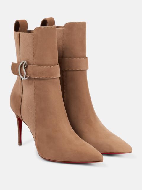 Christian Louboutin CL Chelsea Booty suede ankle boots