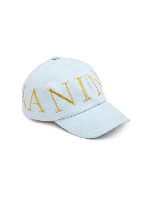 NINA RICCI logo-embroidered cotton cap