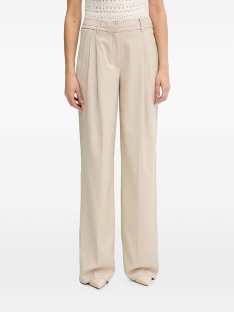 GUESS USA Bruna pinstripe pleated trousers