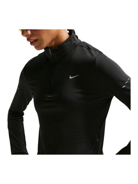 Nike (WMNS) Nike Swift Dri-FIT UV 1 4-Zip Top 'Black' HQ0499-010