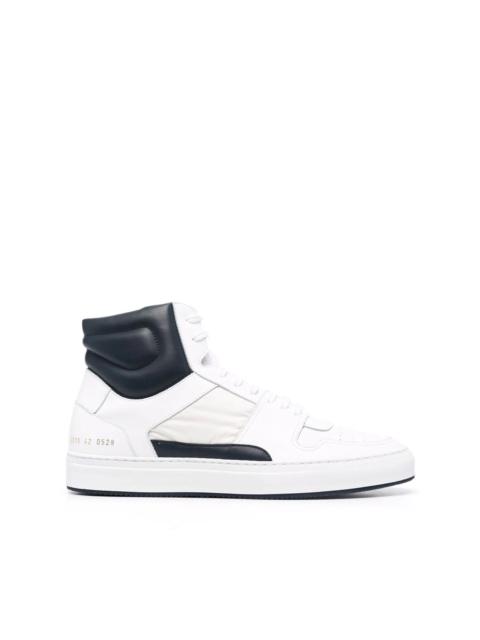 Common Projects high-top leather-panelled sneakers