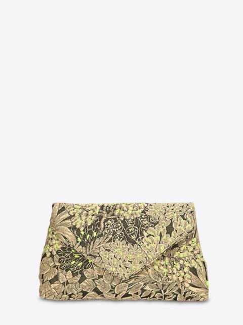 Dries Van Noten JACQUARD ENVELOPE BAG