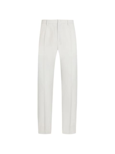 Dolce & Gabbana wool poplin trousers