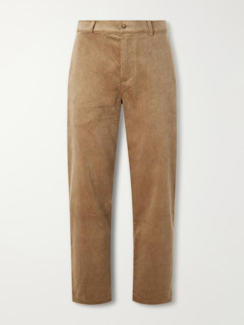DE BONNE FACTURE Straight-Leg Cotton-Corduroy Suit Trousers