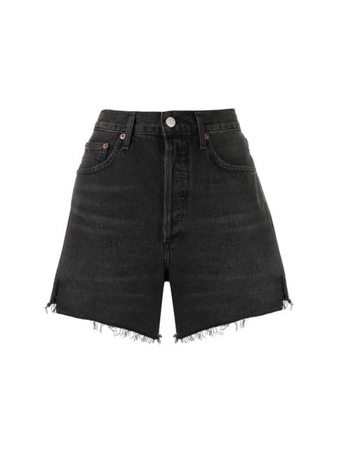 frayed edge shorts