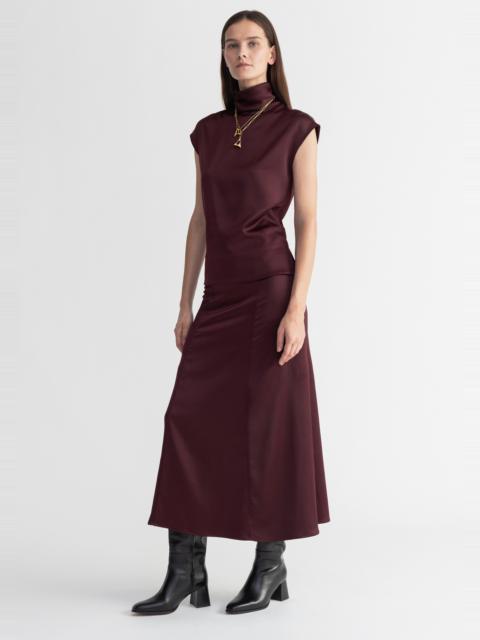AERON FOX
Satin maxi skirt