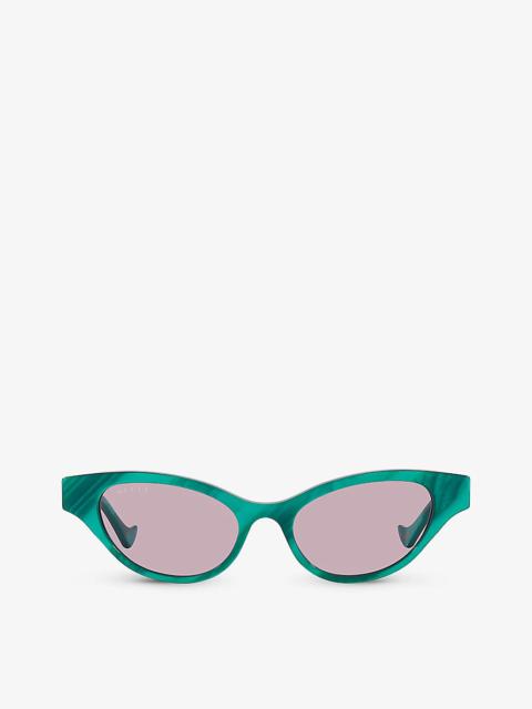 GG1298S cat-eye acetate sunglasses