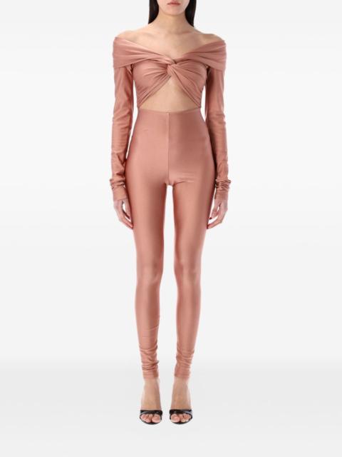 THE ANDAMANE Kendall off-shoulder jumpsuit