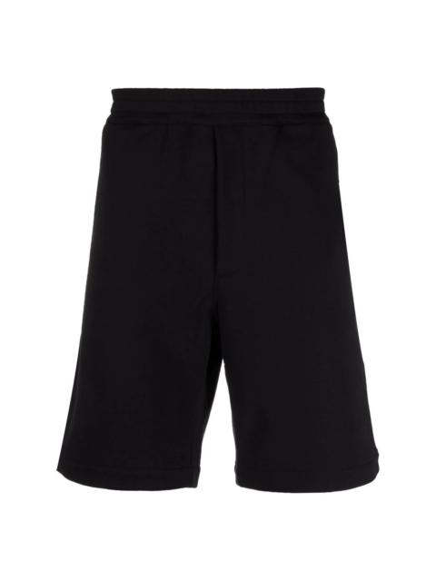 side zip-detail shorts