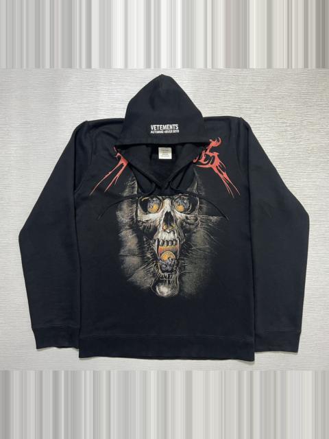 【美品】VETEMENTS Misplaced Skull Hoodie.