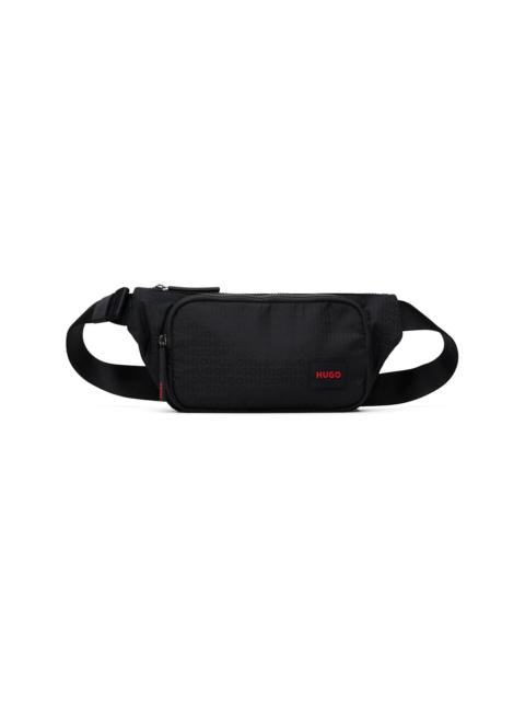 HUGO Black Logo Belt Bag