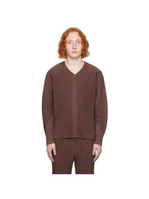 ISSEY MIYAKE Brown Monthly Color September Cardigan