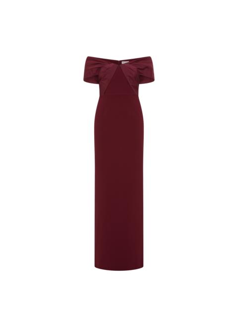 REBECCA VALLANCE Cava Off The Shoulder Gown