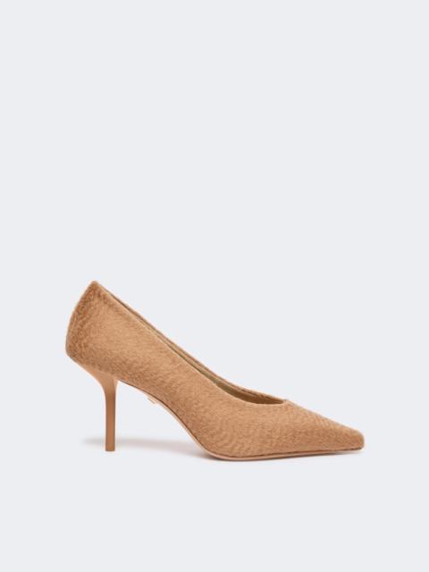 Max Mara OSCURO Camel drap court shoes - CAMEL