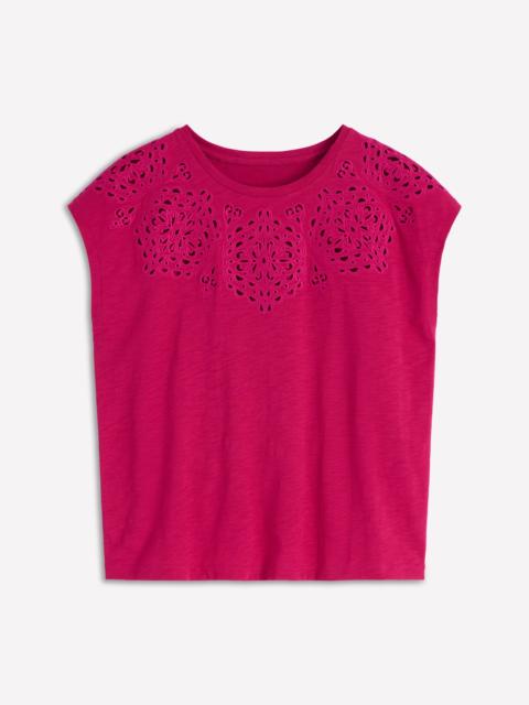 BODEN Willow Broderie T-shirt-Granita