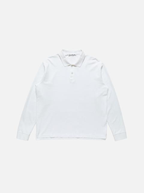 Acne Studios Polo shirt with white 1996 logo - White