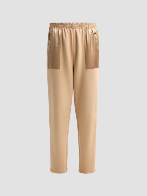 RAMY BROOK Women's Frances Satin-Trim Pants - Camel