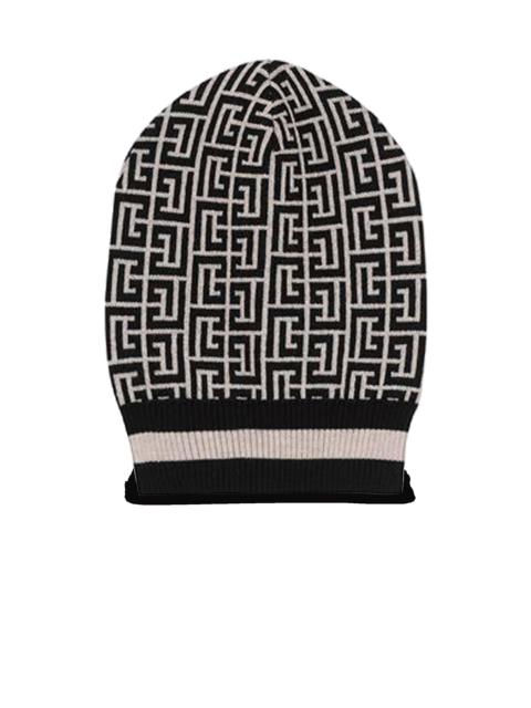 Balmain Wool beanie with Balmain monogram