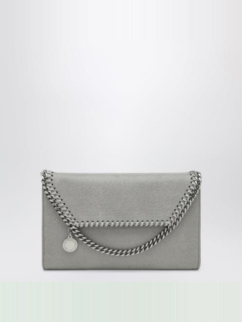 Stella McCartney Light grey Falabella crossbody wallet bag