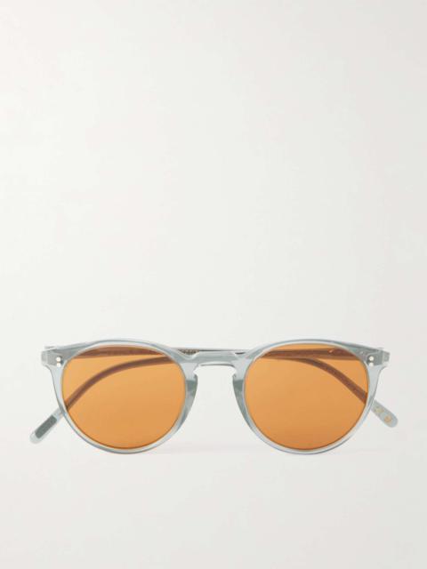 O'Malley Round-Frame Tortoiseshell Acetate Sunglasses