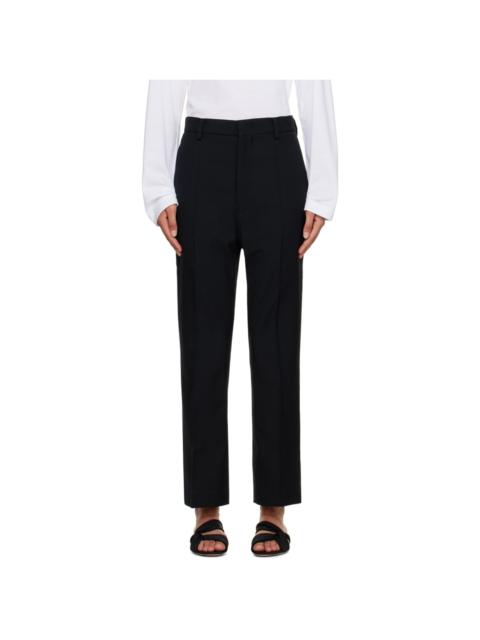 SOFIE D'HOORE Black Pinched Seam Trousers