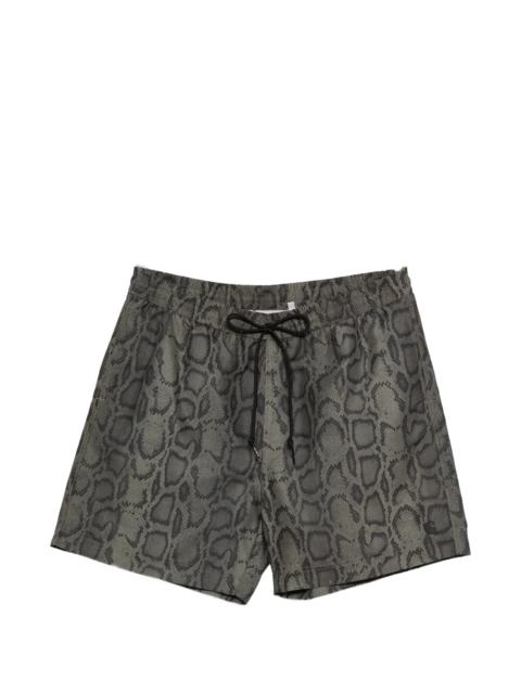 Carhartt Carhartt Snake-print Drawstring Swim Shorts