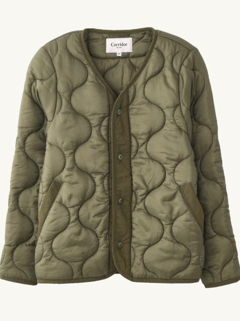 Corridor QUILTED LINER JACKET - ARMY
