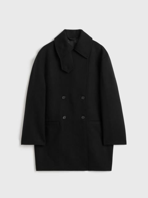 TOTEME Broad peacoat black