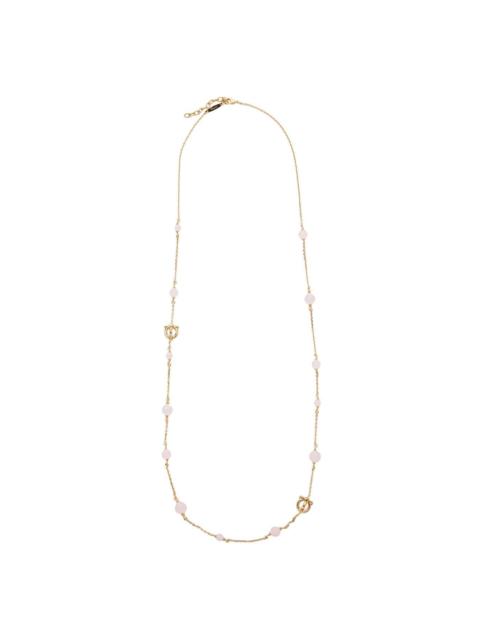 FERRAGAMO Gancini Long 3D necklace