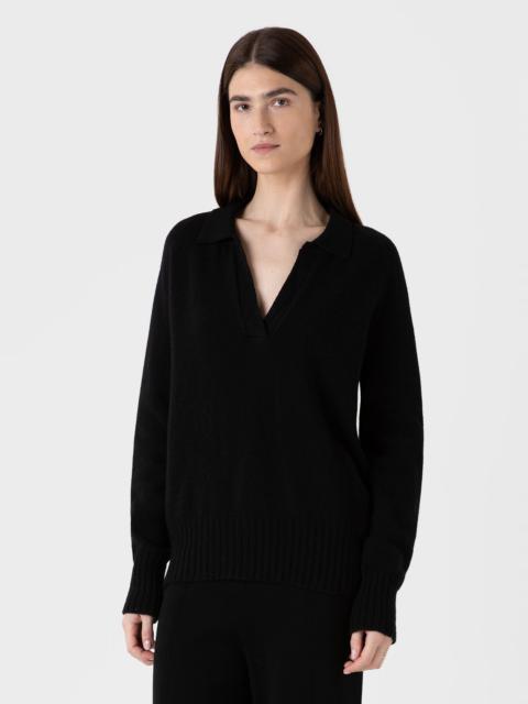 Sunspel Lambswool Polo Jumper