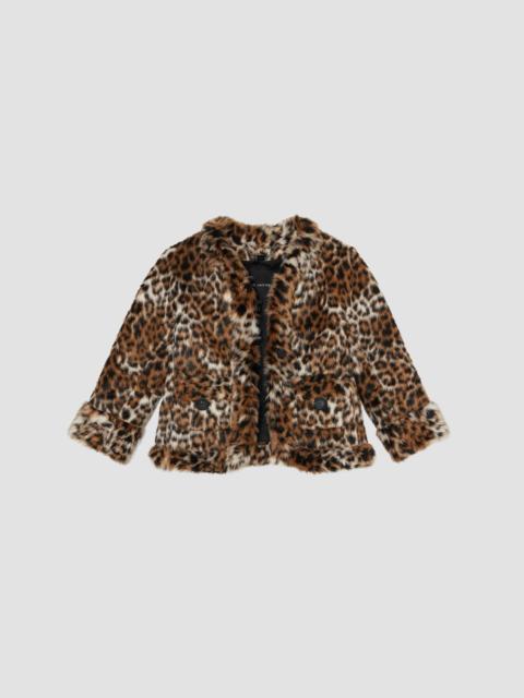 Marc Jacobs Women's Faux Fur Leopard Print Jacket - Brown Multi