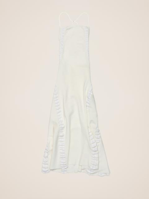 JACQUEMUS La robe maille Crema