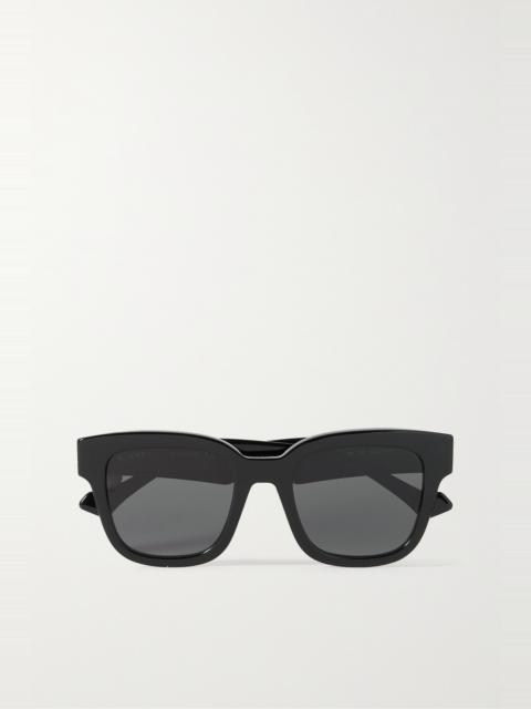 Square-frame acetate sunglasses