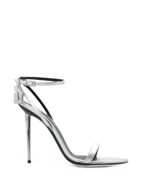 TOM FORD Tom Ford Padlock-detail Metallic Sandals